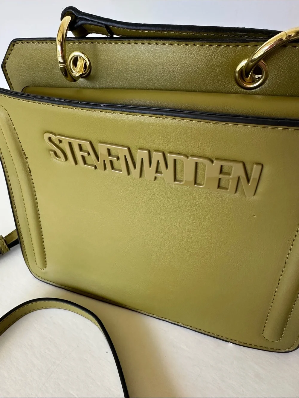 Steve Madden Bevelyn Sage Green Crossbody Bag